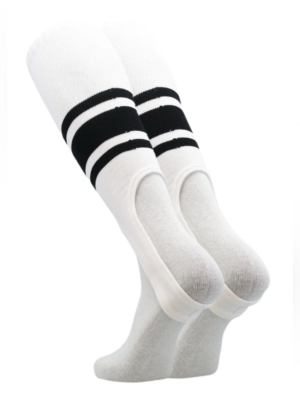 EvoShield Baseball Softball Stirrups White Black Three Stripe Adult New